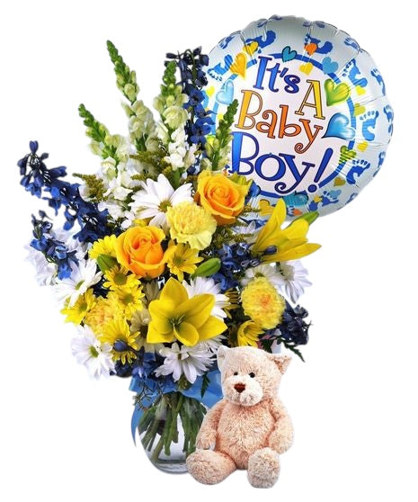 “Little Prince” Baby Boy Bouquet